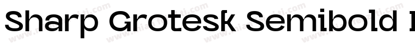 Sharp Grotesk Semibold Italic字体转换